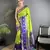 parrot green soft silk blend banarasi zari woven butti weaving saree