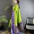 parrot green soft silk blend banarasi zari woven butti weaving saree
