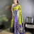 green soft silk blend banarasi zari woven butti weaving saree