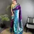 purple soft silk blend banarasi zari woven butti weaving saree