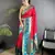 hot pink soft silk blend banarasi zari woven butti weaving saree