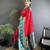 hot pink soft silk blend banarasi zari woven butti weaving saree