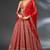Red Satin Sequins & Dori Embroidery Lehenga Choli