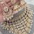 Bridal kundan gold-plated choker necklace set with jhumka earrings