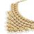 Bridal kundan gold-plated choker necklace set with jhumka earrings