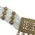 Traditional ethnic antique gold-plated pearl bridal choker set with earrings, maang tikka