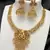 Traditional antique gold-plated temple Necklace :: set ethnic south indian bridal jewelry set