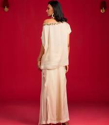 Ivory satin co ord set