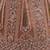 peach dori embroidered work net lehenga set choli with dupatta