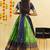 Green Embroidered Taffeta lehenga choli