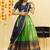 Green Embroidered Taffeta lehenga choli
