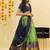 Green Embroidered Taffeta lehenga choli