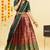 Maroon Embroidered Satin lehenga choli