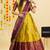 Yellow Embroidered Art Silk lehenga choli