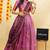 Pink Embroidered Art Silk lehenga choli