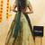 Green Embroidered Art Silk lehenga choli
