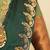Green Embroidered Art Silk lehenga choli