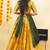 Yellow Embroidered Art Silk lehenga choli