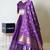 Purple Embroidered Art Silk lehenga choli