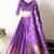 Purple Embroidered Art Silk lehenga choli