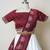 Maroon Embroidered Art Silk lehenga choli