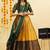 Yellow Embroidered Taffeta lehenga choli