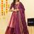 Pink Embroidered Taffeta lehenga choli