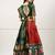 Red Embroidered Art Silk lehenga choli