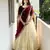 Maroon Embroidered Art Silk lehenga choli