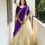 Purple Embroidered Art Silk lehenga choli