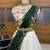 Green Embroidered Art Silk lehenga choli