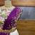 Purple Embroidered Art Silk lehenga choli