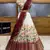 Maroon Embroidered Art Silk lehenga choli