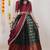 Green Embroidered Taffeta lehenga choli