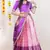 Pink Embroidered Taffeta lehenga choli