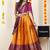 Orange Embroidered Taffeta lehenga choli