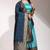 Blue Embroidered Art Silk lehenga choli