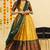 Yellow Embroidered Art Silk lehenga choli
