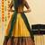 Yellow Embroidered Art Silk lehenga choli