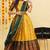 Yellow Embroidered Art Silk lehenga choli