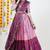 Pink Embroidered Art Silk lehenga choli