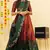 Maroon Embroidered Art Silk lehenga choli