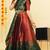 Maroon Embroidered Art Silk lehenga choli