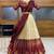 Maroon Embroidered Taffeta lehenga choli