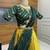 Yellow Embroidered Taffeta lehenga choli