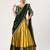 Yellow Embroidered Taffeta lehenga choli