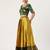 Yellow Embroidered Taffeta lehenga choli