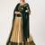 Beige Embroidered Taffeta lehenga choli