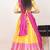 Yellow Embroidered Taffeta lehenga choli