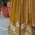 Yellow Sequins Georgette Gown With Dupatta